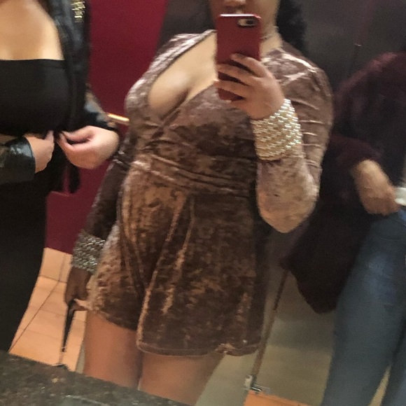 Fashion Nova Beaded Romper - Picture 2 of 2